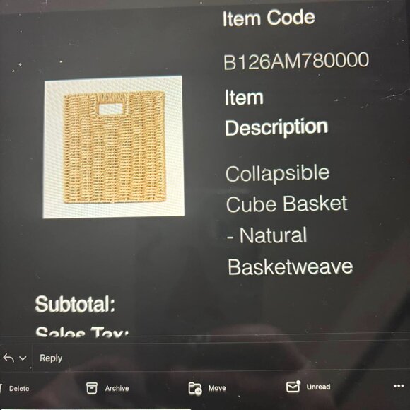 Collapsible Cube Basket and Hanging Car Organizerr - Picture 2 of 3